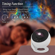 Load image into Gallery viewer, Night Light Galaxy Projector Starry Sky Projector 360° Rotate Planetarium Lamp For Kids Bedroom Valentines Day Gift Wedding Deco