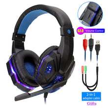 Load image into Gallery viewer, Professional 9D Stereo Gaming Headphones With Microphone PC Headset Gamer For XBOX PS4 Computer Laptop Phone Game accessories