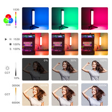 Load image into Gallery viewer, LUXCEO P200 IP67 Rainproof RGB Tube Built-in Battery & Magnet With APP Control LED Video Light For Studio Photo Product Lighting