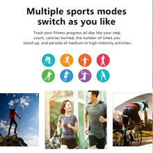 Load image into Gallery viewer, MT3 Music Smart Watch 8G Memory Men Blue Tooth Call Full Touch Screen Waterproof Recording Function MT2 MT-3 Fashion Smartwatch