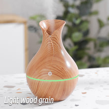 Load image into Gallery viewer, Woodgrain Humidifier 130ml Mini USB Aromatherapy Mist Diffuser Portable Vaporizer For Home Room Yoga