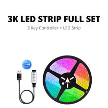 Load image into Gallery viewer, Rgb Led Strip 5050 Lights 1 to 15 Meters Energy-saving Light Strips Fancy Tape Lighting Tv Led Backlight Atmosphere Room Decor