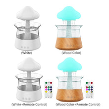 Load image into Gallery viewer, 300ml Mushroom Rain Air Humidifier Rain Cloud Design Colorful Night Light Aroma Diffuser USB Air Diffuser Mist Maker Machine