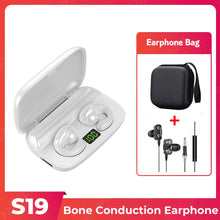 Load image into Gallery viewer, Bone Conduction Bluetooth Earphones Earring Wireless Headphones Ear Clip With Mic Earbuds HiFi Stereo Sports Waterproof Headsets