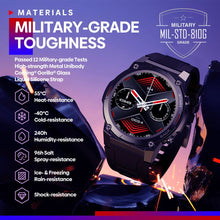 Load image into Gallery viewer, VIBE 7 PRO Voice Calling Smart Watch 1.43 Inch AMOLED Display Hi Fi Phone Calls Military Grade Toughness Watch