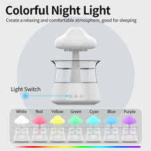 Load image into Gallery viewer, 300ml Mushroom Rain Air Humidifier Rain Cloud Design Colorful Night Light Aroma Diffuser USB Air Diffuser Mist Maker Machine