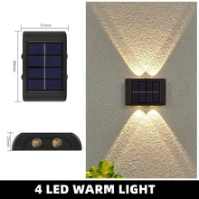 Load image into Gallery viewer, Solar Wall Lamp Outdoor Waterproof Solar Lights Up And Down Luminous Lighting For Garden Street Landscape Balcony Outdoor Decor