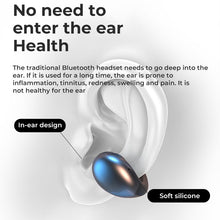 Load image into Gallery viewer, Bone Conduction Bluetooth Earphones Earring Wireless Headphones Ear Clip With Mic Earbuds HiFi Stereo Sports Waterproof Headsets