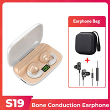 Load image into Gallery viewer, Bone Conduction Bluetooth Earphones Earring Wireless Headphones Ear Clip With Mic Earbuds HiFi Stereo Sports Waterproof Headsets
