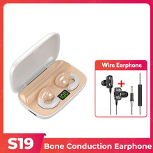 Load image into Gallery viewer, Bone Conduction Bluetooth Earphones Earring Wireless Headphones Ear Clip With Mic Earbuds HiFi Stereo Sports Waterproof Headsets