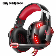 Load image into Gallery viewer, Gaming Headset Gamer Stereo Headphone With Microphone Mic Led Game For PC Computer PS4 KOTION EACH G2000 G1000 G4000 G9000 G2600