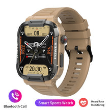 Load image into Gallery viewer, Rugged Military Smart Watch Ftiness Watches Ip68 Waterproof 1.85'' AI Voice Bluetooth Call Smartwatch 2023