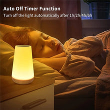 Load image into Gallery viewer, Table Lamp Bedside Lamp For Bedroom 13 Color Changing Touch Night Light RGB Remote Dimmable USB Rechargeable Portable Room Light