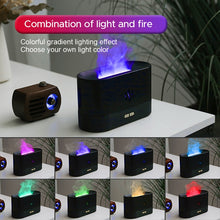 Load image into Gallery viewer, Kinscoter Aroma Diffuser Air Humidifier Ultrasonic Cool Mist Maker Fogger Led Essential Oil Flame Lamp Difusor
