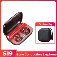 Load image into Gallery viewer, Bone Conduction Bluetooth Earphones Earring Wireless Headphones Ear Clip With Mic Earbuds HiFi Stereo Sports Waterproof Headsets