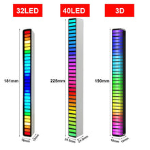 Load image into Gallery viewer, Smart RGB Symphony Sound Control LED Light Music Rhythm Ambient Pickup Lamp App Control For Compute Gaming Desktop Decor