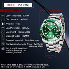 Load image into Gallery viewer, 2023 Design New 40mm Men Luxury Automatic Mechanical Watches Men NH35A Stainless Steel Waterproof Watch Relogio Masculino