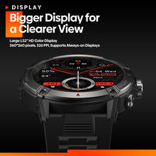 Load image into Gallery viewer, Ares 3 Smart Watch Large 1.52'' IPS Display Voice Calling 100+ Sport Modes 24H Health Monitor Smartwatch