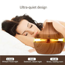 Load image into Gallery viewer, Wood Grain Humidifier Aroma Diffuser Atomizer USB Household Humidifier Hydrating Instrument Desktop Humidifier