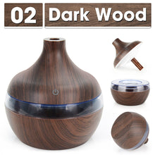 Load image into Gallery viewer, Wood Grain Humidifier Aroma Diffuser Atomizer USB Household Humidifier Hydrating Instrument Desktop Humidifier