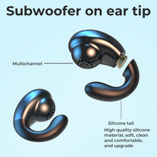 Load image into Gallery viewer, Bone Conduction Bluetooth Earphones Earring Wireless Headphones Ear Clip With Mic Earbuds HiFi Stereo Sports Waterproof Headsets