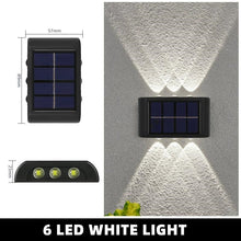 Load image into Gallery viewer, Solar Wall Lamp Outdoor Waterproof Solar Lights Up And Down Luminous Lighting For Garden Street Landscape Balcony Outdoor Decor