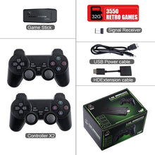 Load image into Gallery viewer, Video Game Console 2.4G Double Wireless Controller Game Stick 4K 10000 Games 64 32GB Retro Games for PS1/GBA Boy Christmas Gift