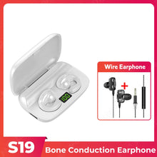 Load image into Gallery viewer, Bone Conduction Bluetooth Earphones Earring Wireless Headphones Ear Clip With Mic Earbuds HiFi Stereo Sports Waterproof Headsets