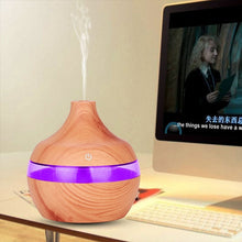 Load image into Gallery viewer, Wood Grain Humidifier Aroma Diffuser Atomizer USB Household Humidifier Hydrating Instrument Desktop Humidifier