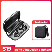 Load image into Gallery viewer, Bone Conduction Bluetooth Earphones Earring Wireless Headphones Ear Clip With Mic Earbuds HiFi Stereo Sports Waterproof Headsets