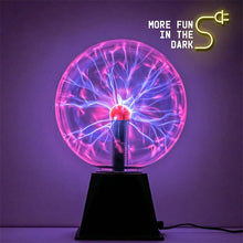 Load image into Gallery viewer, 3/4/5/6 Inch Magic Plasma Ball Lamp LED Atmosphere Night Light Touch sound control Glass Plasma Light Bedroom Decor Kids Gifts