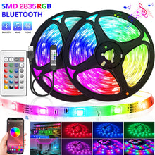 Load image into Gallery viewer, USB DC 5V LED Strip Light Tape 2835 1-30M Bluetooth SMD LED USB RGB Lights Flexible LED Lamp Tape Ribbon RGB TV Desktop Diode