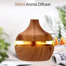 Load image into Gallery viewer, Wood Grain Humidifier Aroma Diffuser Atomizer USB Household Humidifier Hydrating Instrument Desktop Humidifier