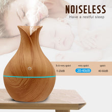 Load image into Gallery viewer, Woodgrain Humidifier 130ml Mini USB Aromatherapy Mist Diffuser Portable Vaporizer For Home Room Yoga