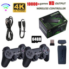 Load image into Gallery viewer, Video Game Console 2.4G Double Wireless Controller Game Stick 4K 10000 Games 64 32GB Retro Games for PS1/GBA Boy Christmas Gift