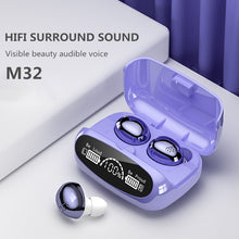 Load image into Gallery viewer, M32 TWS Wireless Headphones Earphones Bluetooth Stereo Touch Control Noise Reduction Waterproof Earbuds Headsets With Microphone
