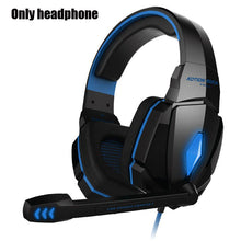 Load image into Gallery viewer, Gaming Headset Gamer Stereo Headphone With Microphone Mic Led Game For PC Computer PS4 KOTION EACH G2000 G1000 G4000 G9000 G2600
