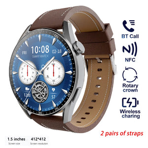 Z3 Pro Smart Watch for Men Watch Digital 1.5 Inch HD Screen NFC Wireless Charging Smartwatch Women's Wristwatch Fitness Bracelet
