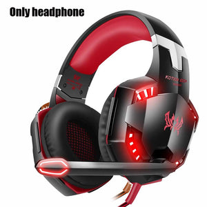 Gaming Headset Gamer Stereo Headphone With Microphone Mic Led Game For PC Computer PS4 KOTION EACH G2000 G1000 G4000 G9000 G2600