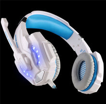 Load image into Gallery viewer, Gaming Headset Gamer Stereo Headphone With Microphone Mic Led Game For PC Computer PS4 KOTION EACH G2000 G1000 G4000 G9000 G2600
