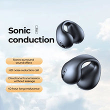 Load image into Gallery viewer, Bone Conduction Bluetooth 5.3 Earphones Earring Wireless Headphones Waterproof Headset TWS Sports Earbuds Ear Hook With Mic
