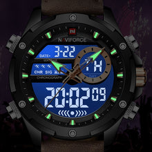 Load image into Gallery viewer, NAVIFORCE Digital Men Military Watch Waterproof Wristwatch LED Quartz Clock Sport Watch Male Big Watches Men Relogios Masculino
