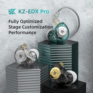 KZ EDX pro Earphones Bass Earbuds In Ear Monitor Headphones Sport Noise Cancelling HIFI Headset