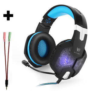 Gaming Headset Gamer Stereo Headphone With Microphone Mic Led Game For PC Computer PS4 KOTION EACH G2000 G1000 G4000 G9000 G2600