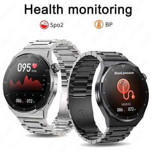 NFC Smart Watch Men GT3 Pro AMOLED 390*390 HD Screen Heart Rate Bluetooth Call IP68 Waterproof SmartWatch 2023