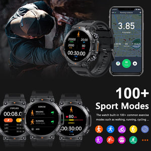 1.39 Inch HD Bluetooth Call Smart Watch Men Sports Fitness Tracker Heart Monitor 400mAh Smartwatch