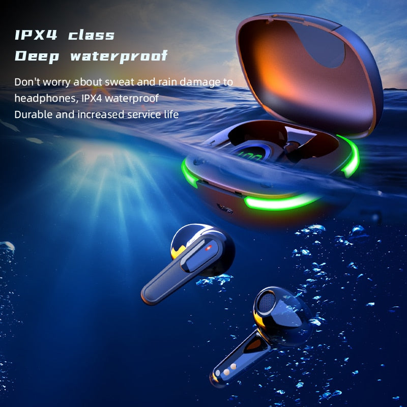 Wireless Headphones 5.1 Bluetooth Earphones HIFI Lossless Sound Headsets Sports Mini TWS Earbuds