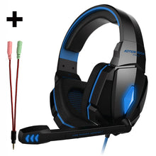 Load image into Gallery viewer, Gaming Headset Gamer Stereo Headphone With Microphone Mic Led Game For PC Computer PS4 KOTION EACH G2000 G1000 G4000 G9000 G2600
