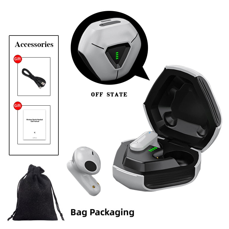 Wireless Headphones 5.1 Bluetooth Earphones HIFI Lossless Sound Headsets Sports Mini TWS Earbuds