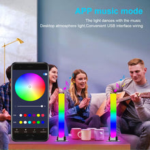 Load image into Gallery viewer, Smart RGB Symphony Sound Control LED Light Music Rhythm Ambient Pickup Lamp With App Control For TV Compute Gaming Desktop Decor
